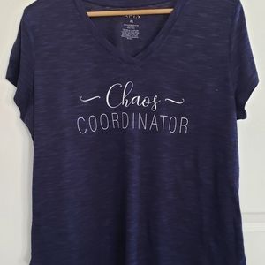 Gorgeous Emerald V Neck - Chaos Coordinator- XL